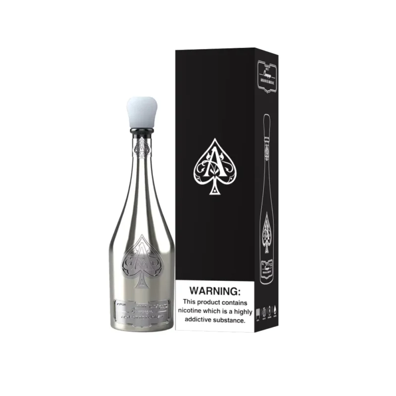 Solaris Champagne Vape 50K silver retail box and disposable vape
