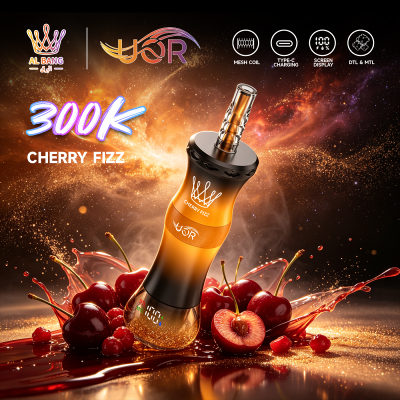 UOR AL BANG 300K Cherry Fizz flavor vape