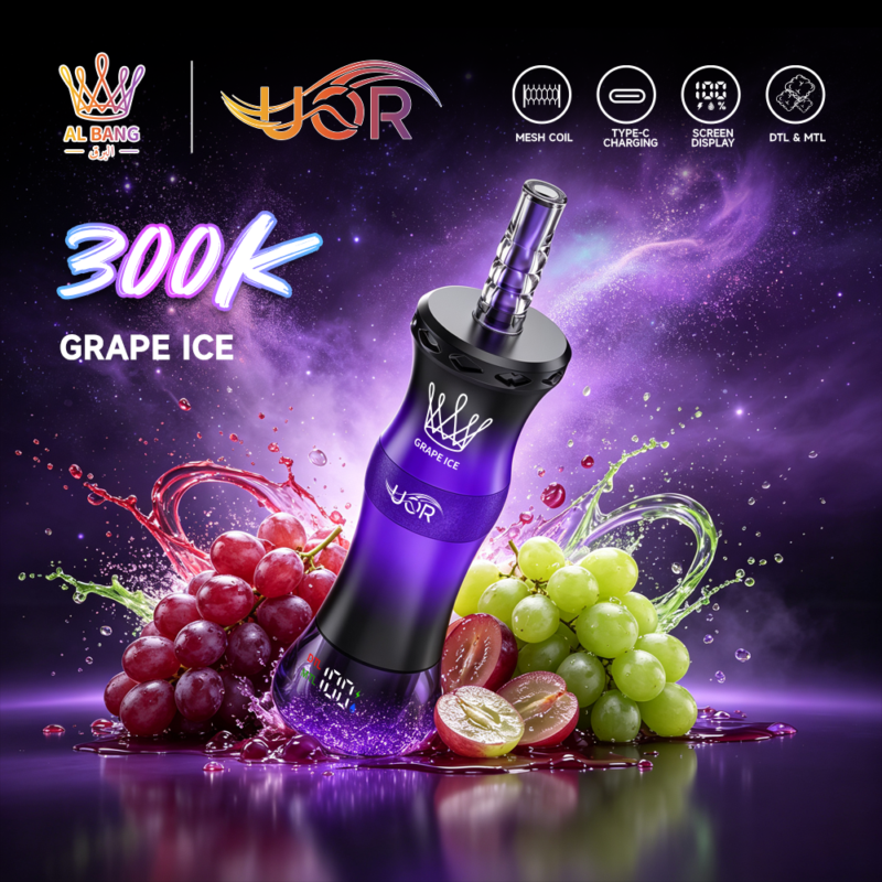 Uor Al 300k Bang Disposable Vape device detail