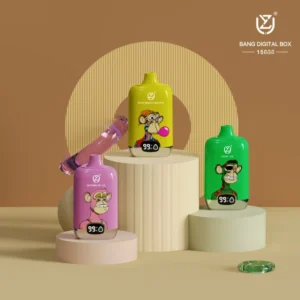 Uzy Bang Puffs Digital Disposable Vape device view