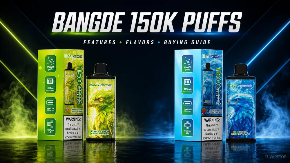 BANGDE 150K Puffs vape features flavors and buying guide