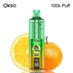 Diseño del dispositivo de vapeo desechable Euvapetop Okso 100k Tornado