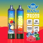 Detalles del dispositivo de vapeo desechable Qq Bang Puffs 70k