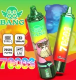 Diseño del dispositivo de vapeo desechable Qq Bang Puffs 70k