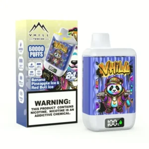 Dispositivo de vapeo desechable Vhill Twins Puffs 60k