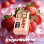 Airmez Lux Strawberry 100k Disposable Vape device