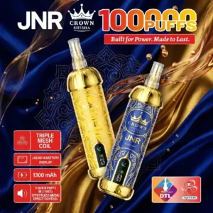 Jnr Crown 100k Shisha Disposable Vape device