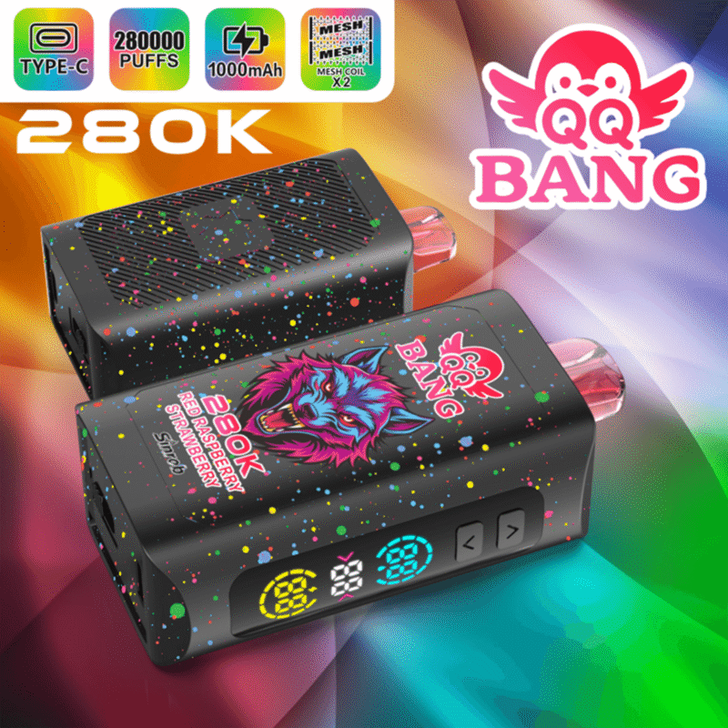 QQ Bang 280K Red Raspberry Strawberry