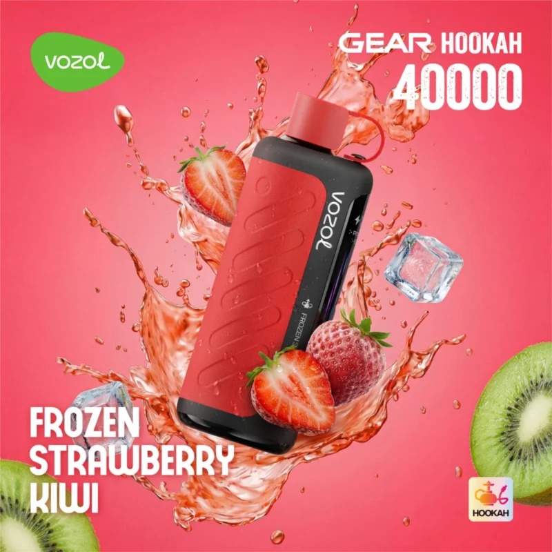 Vozol Gear Hookah 40000 Frozen Strawberry Kiwi
