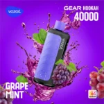 Vozol Gear Hookah 40000 Grape Mint