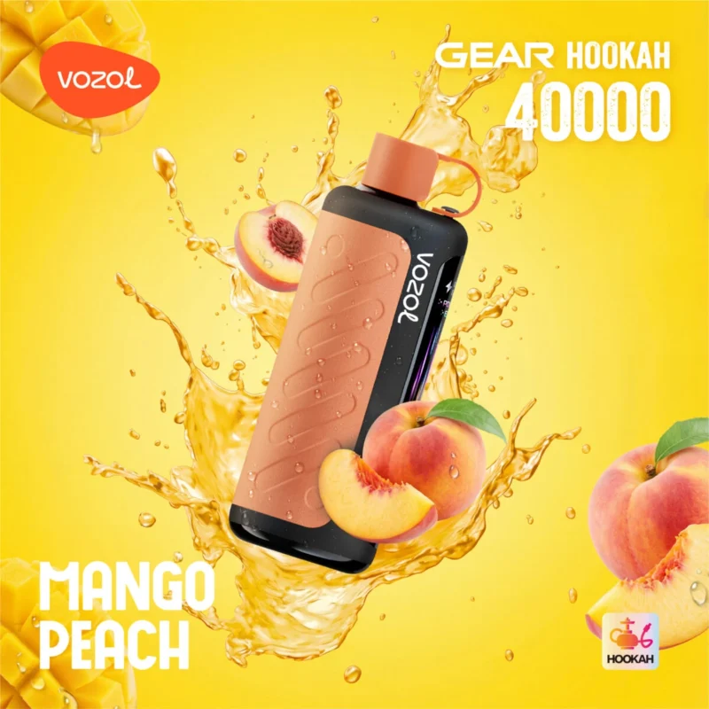 Vozol Gear Hookah 40000 Mango Peach