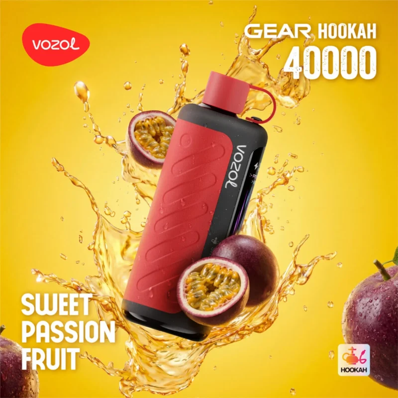 Vozol Gear Hookah 40000 Passion Fruit Lychee Orange