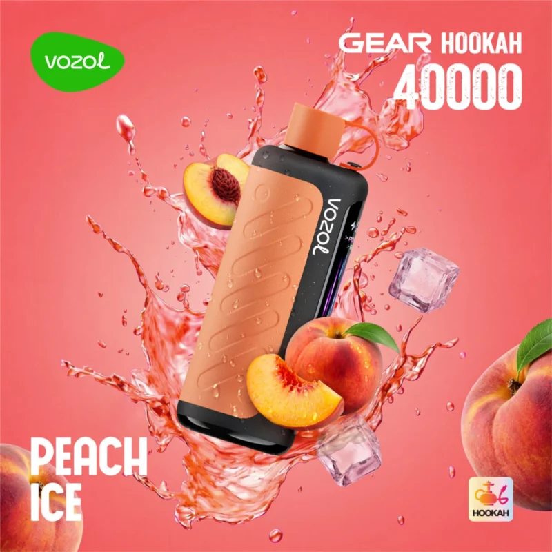 Vozol Gear Hookah 40000 Peach Ice