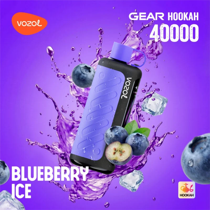Vozol Gear Hookah 40000 Blueberry Ice