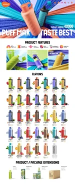 Vozol Gear Hookah 40000 product overview