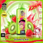 Bang Blaze 150K disposable vape in Strawberry Kiwi flavor