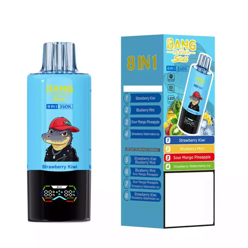 Bang Leader 350K Strawberry Kiwi Blueberry Mint Sour Mango Pineapple Strawberry Watermelon Ice flavor set