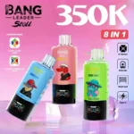 Bang Leader 350K three-unit lineup with 8 adjustable flavors