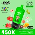 Dispositivo de vapeo desechable Bang Leader F08 450k