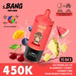 Dispositivo de vapeo desechable Bang Leader F09 450k