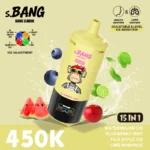 Dispositivo de vapeo desechable Bang Leader F10 450k