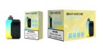 Dispositivo Bangde Starry 60K con sabor a kiwi, maracuyá y guayaba, con caja de venta al público y embalaje de cartón