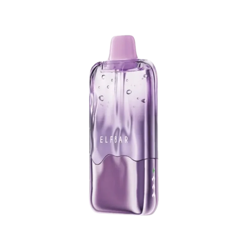 ELF BAR DUKE 30000 Grape Pomegranate disposable vape transparent device