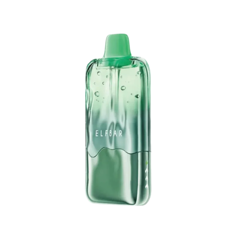 ELF BAR DUKE 30000 Sour Apple Ice disposable vape transparent device