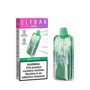 ELF BAR DUKE 30000 disposable vape Watermelon Ice retail box and device