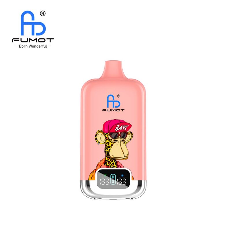 Dispositivo de vapeo desechable Fumot Digital Box 22000 con sabor a melocotón helado