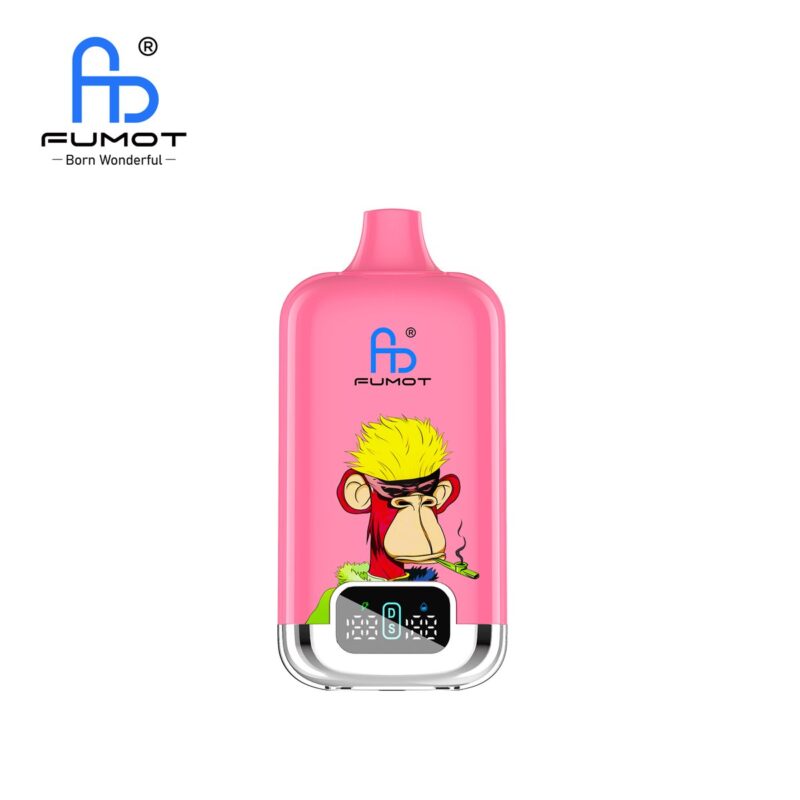 Dispositivo de vapeo desechable Fumot Digital Box 22000 con sabor a fresa helada