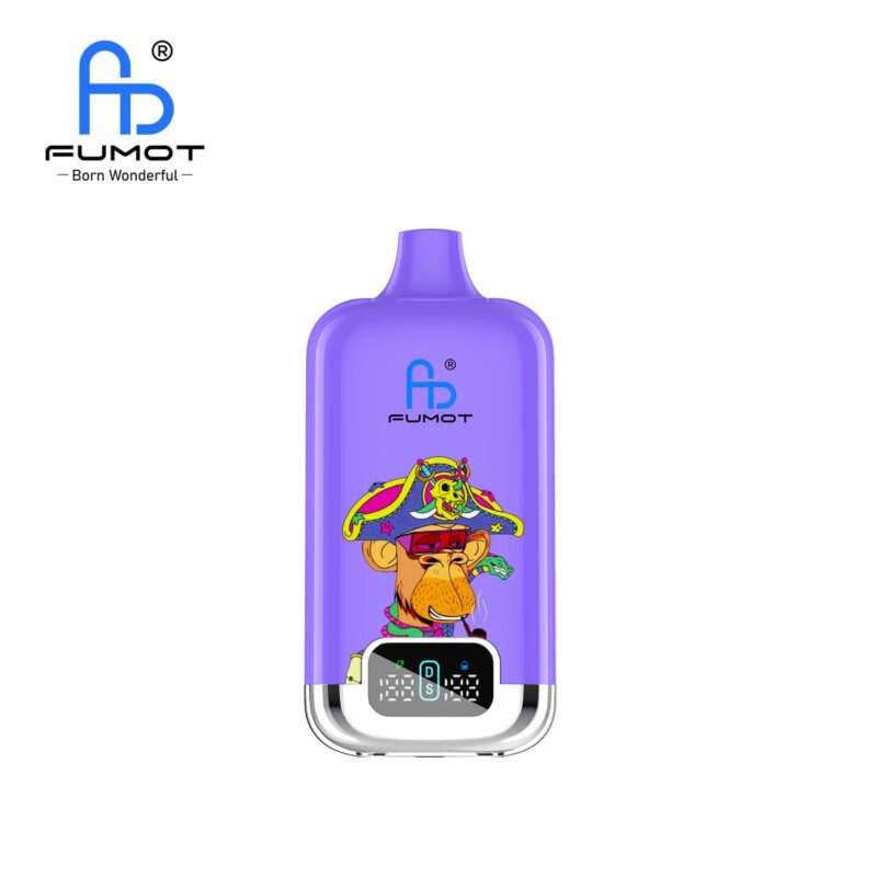 Fumot Digital Box 22000: dispositivo de vapeo desechable con sabor a arándanos y frambuesas