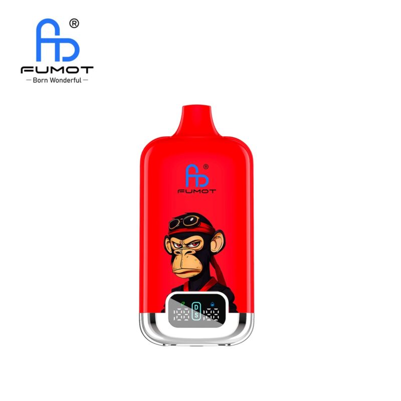 Dispositivo de vapeo desechable Fumot Digital Box 22000 con sabor a cereza y hielo