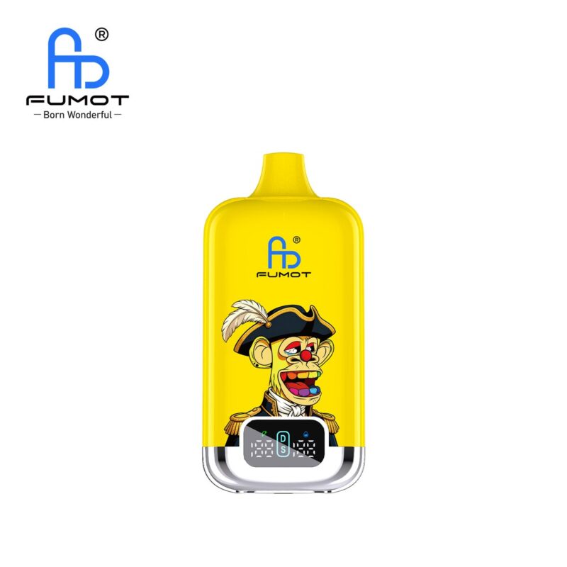 Dispositivo de vapeo desechable Fumot Digital Box 22000 con sabor a plátano helado