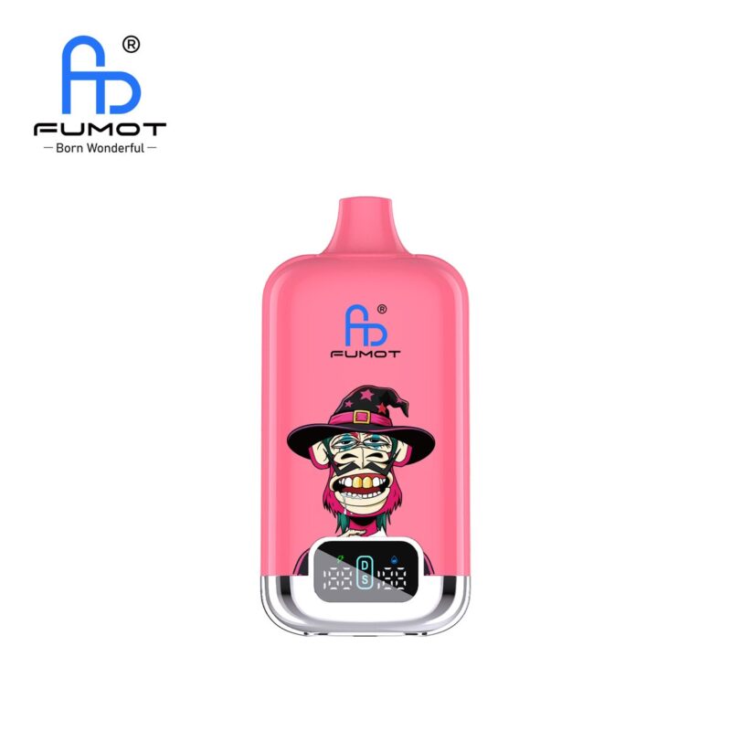 Dispositivo de vapeo desechable Fumot Digital Box 22000 con sabor a fresa y kiwi