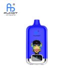Vaporizador desechable Fumot Digital Box 22000 con pantalla digital, hasta 22 000 caladas y 23 ml de líquido para vapeo, fondo blanco