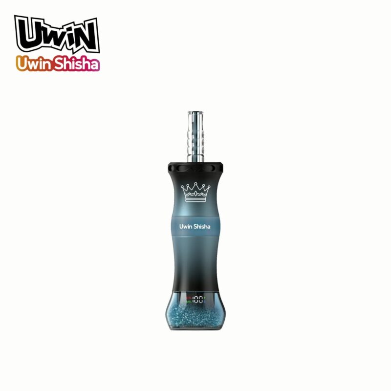 UWIN Shisha 300K, sabor a chicle de menta, vaporizador de shisha con 300 000 caladas y 50 ml de líquido para vapeo