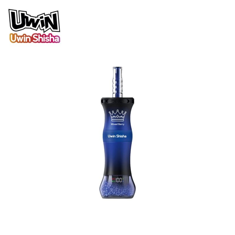 UWIN Shisha 300K, sabor a frutos del bosque, vaporizador de shisha con 300 000 caladas y 50 ml de líquido para vapeo