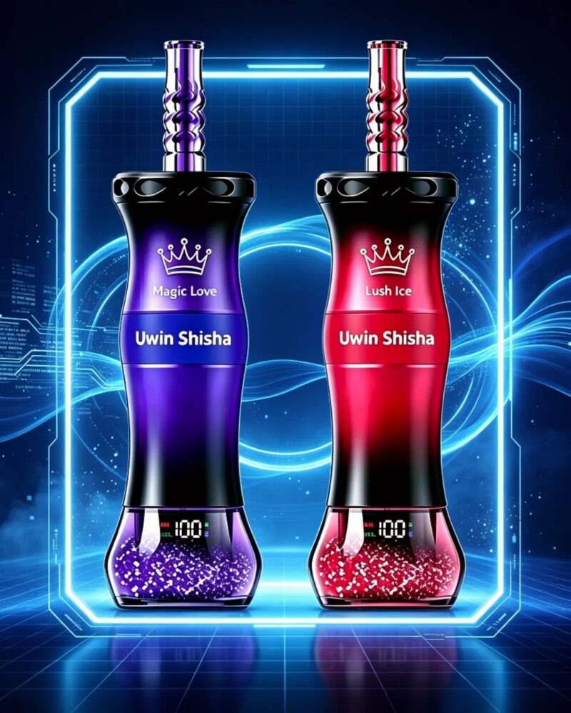 Cartel de neón de UWIN Shisha 300K DTL para vaporizador de shisha