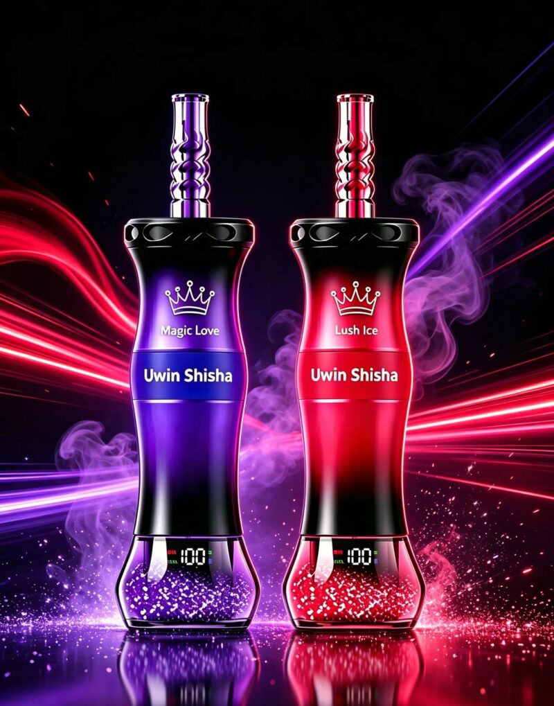 Dispositivos UWIN Shisha 300K Magic Love y Lush Ice
