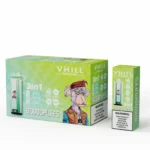 VHILL Triple 90K disposable vape Blueberry Raspberry Ice / Blueberry Cotton Candy / Double Apple Ice flavor combination box