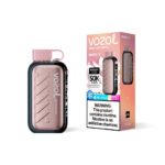 VOZOL Gear Ice & Sweet 50000 Peach Ice flavor device and retail box