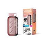 VOZOL Gear Ice & Sweet 50000 Strawmelon Peach flavor device and retail box