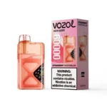 VOZOL Neon 60000 orange transparent tank device with packaging box